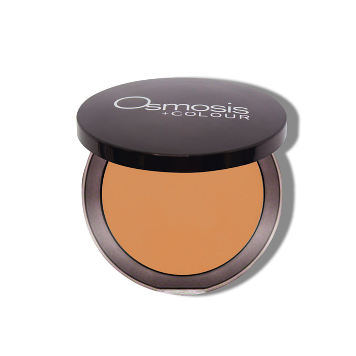 Osmosis Beauty Pressed Base Makeup Terracotta shade Compact opened on white background